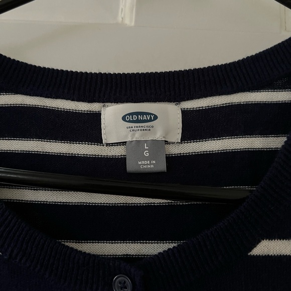 Old Navy Stripped Cardigan - Picture 2 of 3